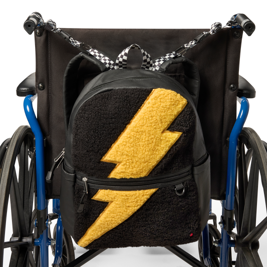 STATE Bags Adaptive Kit Checkerboard on wheelchair click to zoom