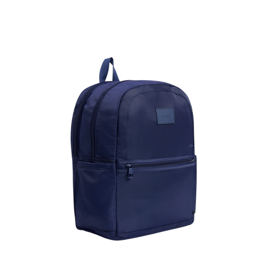 STATE Bags Evans DOuble Pocket Navy Side View Click to Zoom