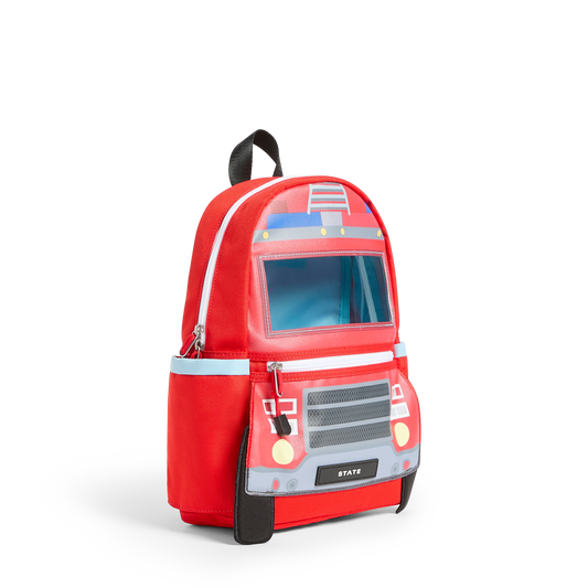 STATE Bags Kane Mini Firetruck Side View Click to Zoom