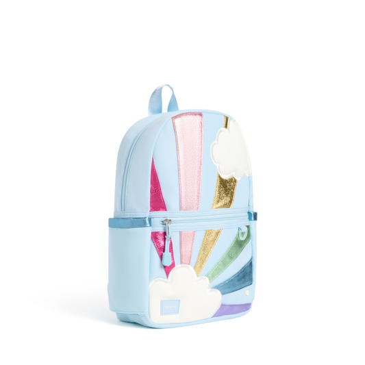 STATE Bags Kane Mini Backpack Rainbow Clouds Side View Click to Zoom