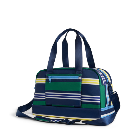 STATE Bags Wren Weekender Polo Stripe Back View Click to Zoom