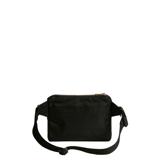 state bags lorimer fanny pack nylon black/gold back view click to zoom