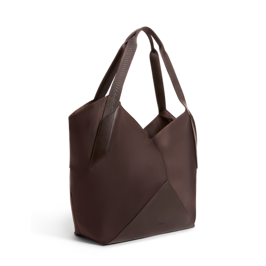 STATE Bags Beverly Tote Brown Side View Click to Zoom