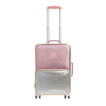 STATE Bags Logan Carry-On Suitcase Pink/Silver Front View Click to Zoom
