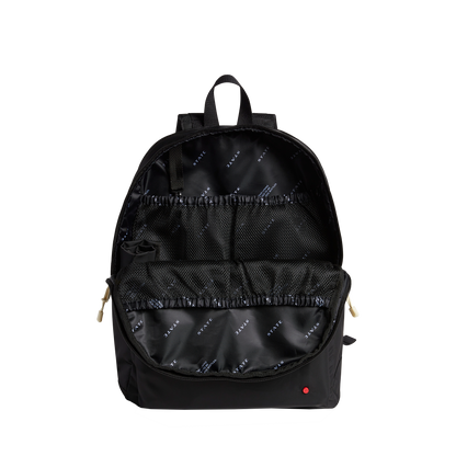 state bags lorimer diaper bag backpack nylon black interior front view click to zoom