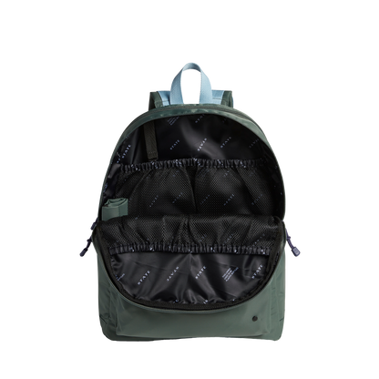 state bags lorimer diaper bag backpack nylon olive interior front view click to zoom
