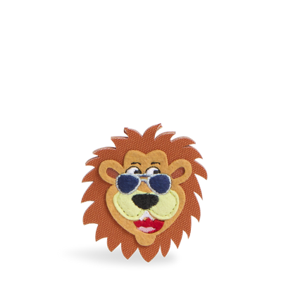STATE bags lion charm Polyester Canvas orange front view click to zoom