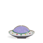 state bags UFO charm polyester canvas grey front view click to zoom