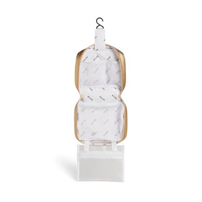 STATE Bags Bensen Toiletry Kit Metallic Gold Interior View Click to Zoom