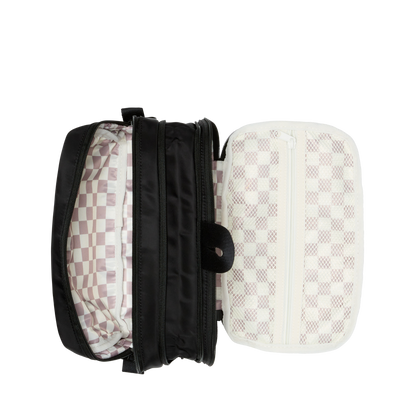 STATE Bags Hart Dopp Kit Latte Overhead View Click to Zoom