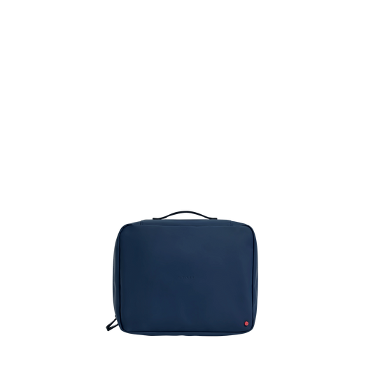 STATE bags Bensen toiletry kit large water resistant navy front view click to zoom