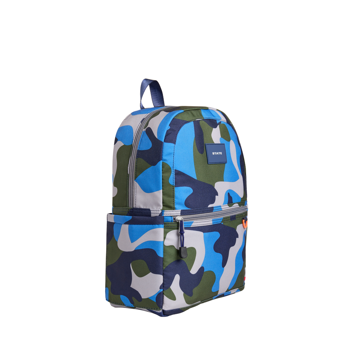 STATE Bags Kane Backpack Camo Side View Click to Zoom