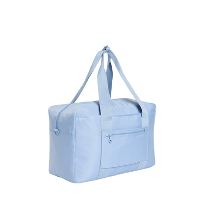 STATE Bags Wellington Weekender Nylon Ice Blue Back View Click to Zoom
