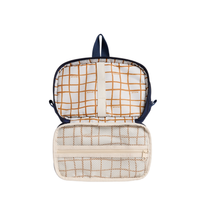 STATE Bags Hart Toiletry Kit Nylon Navy Interior View Click to Zoom