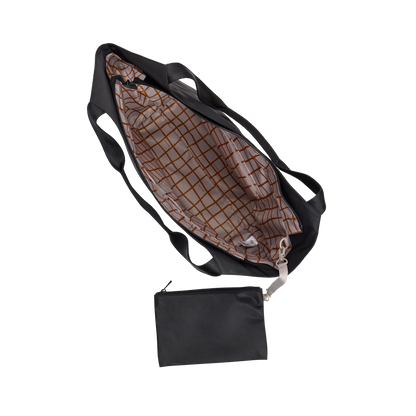 STATE Bags Beverly Tote Black Front Overhead View Click to Zoom