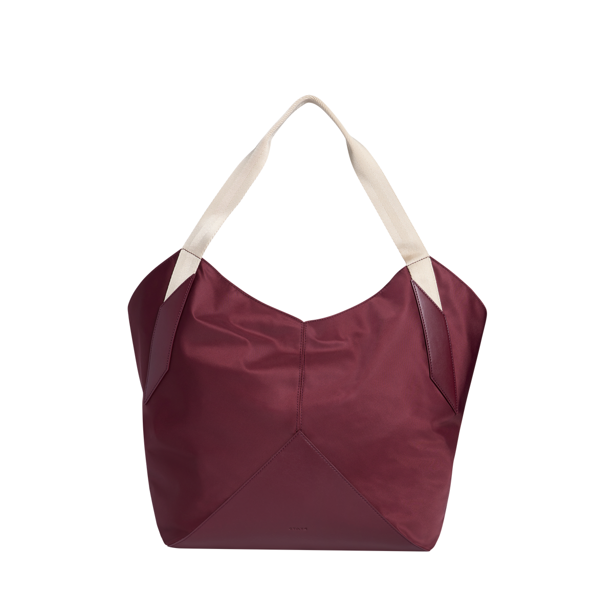 STATE Bags Beverly Tote Burgundy Front View Click to Zoom