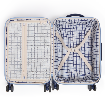 STATE Bags Logan Carry-On Suitcase Tonal Olive Interior View Click to Zoom