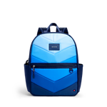 STATE Bags Kane Backpack Blue Chevron Front View Click to Zoom