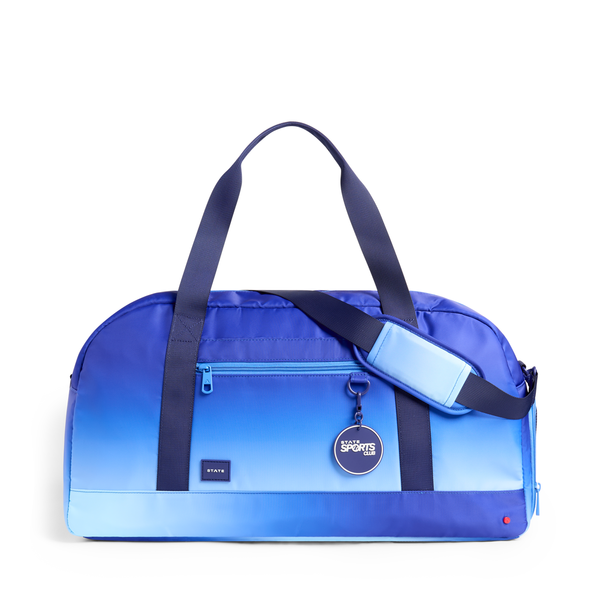 STATE Bags Fenway Sports Duffle Blue Gradient Front View Click to Zoom