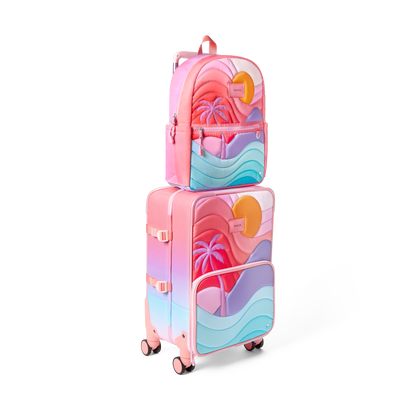 STATE Bags Logan Carry-On Suitcase Sunset Bundle Front View Click to Zoom