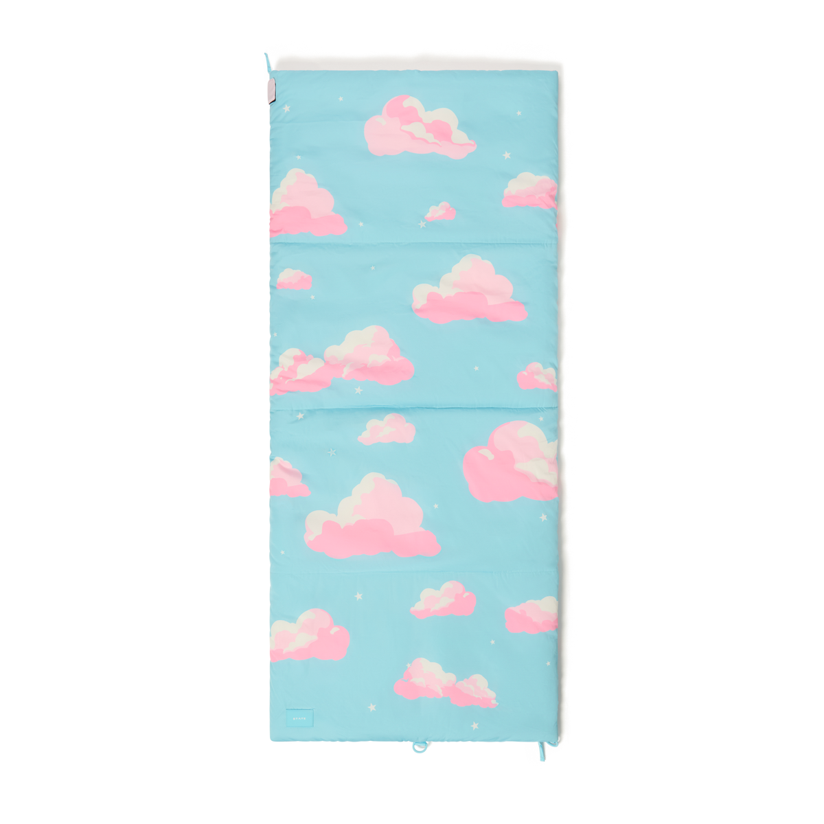 STATE Bags Redwood sleeping bag clouds front view click to zoom