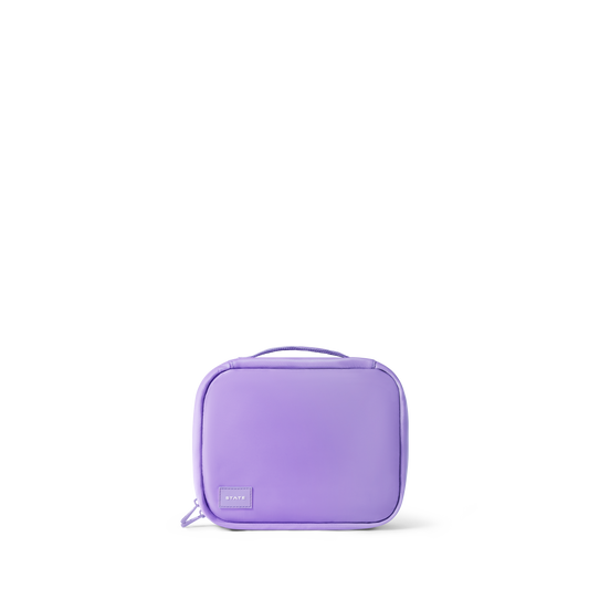STATE Bags Bensen Toiletry Kit Purple Front View Click to Zoom