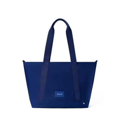 STATE Bags Graham Tote Navy Front View Click to Zoom