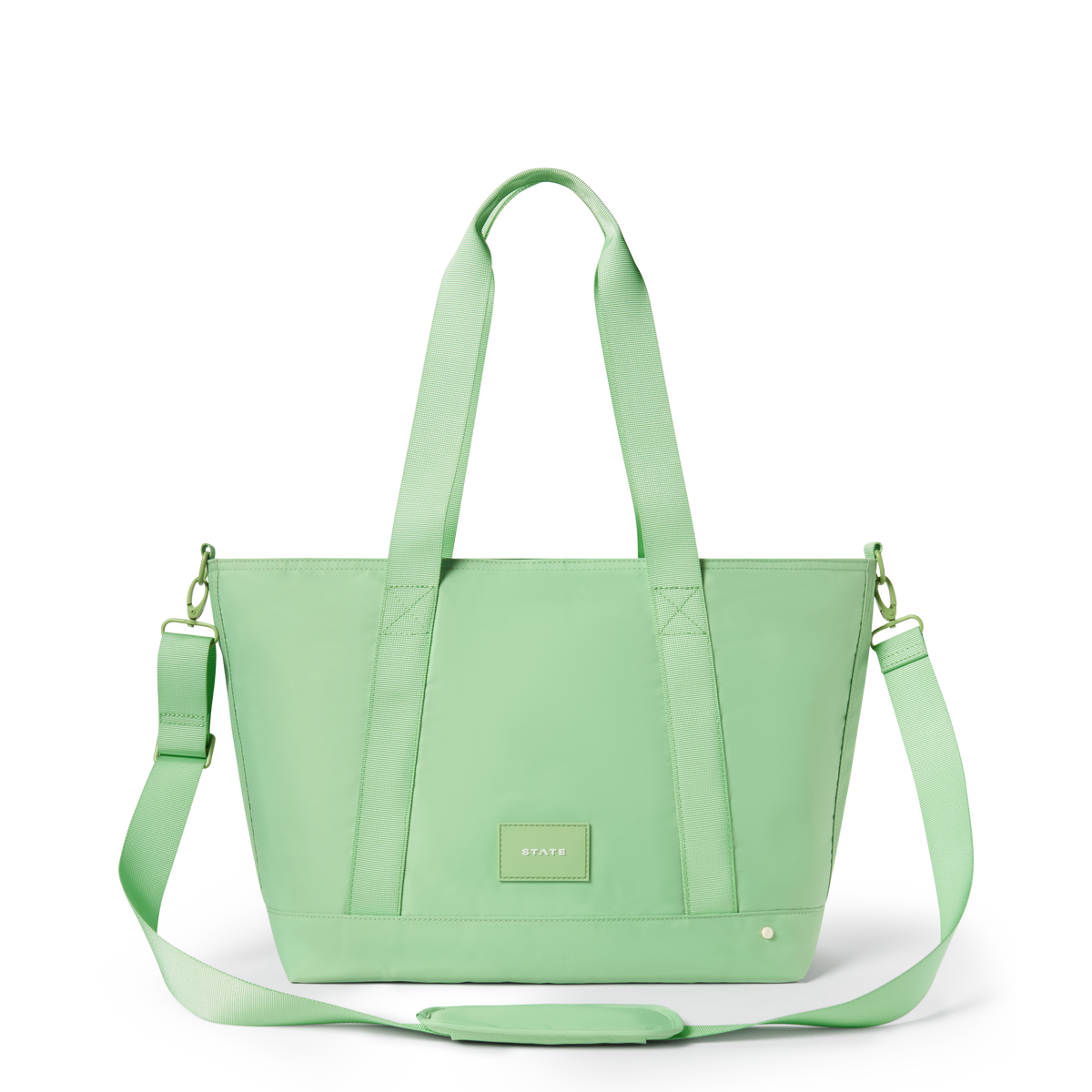 STATE Bags Graham Tote Green Front View Click to Zoom