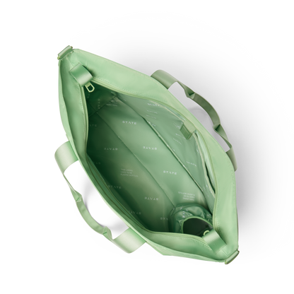 STATE Bags Graham Tote Green Interior View Click to Zoom