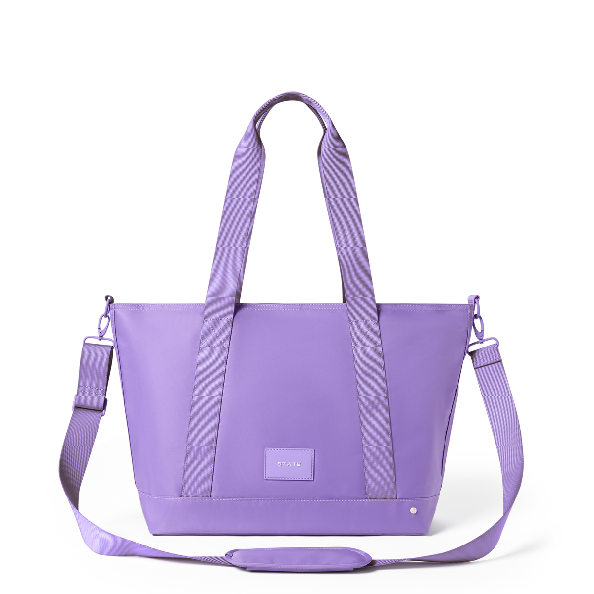 STATE Bags Graham Tote Purple Front View Click to Zoom