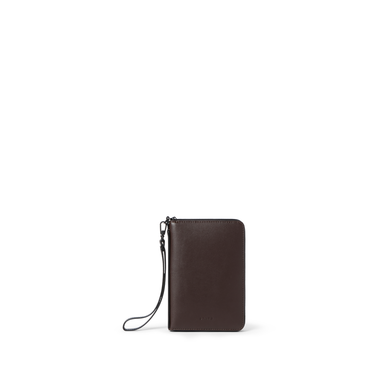 STATE Bags Passport Holder Brown Front View Click to Zoom