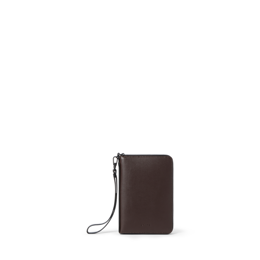 STATE Bags Passport Holder Brown Front View Click to Zoom