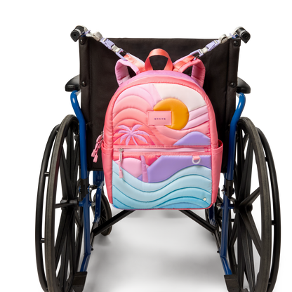 STATE Bags Adaptive Kit Silver on wheelchair click to zoom
