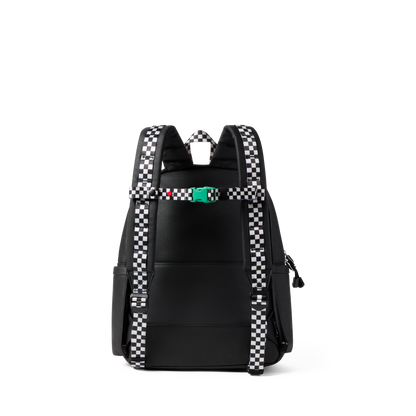 State bags detachable chest strap cotton checkerboard green front view click to zoom