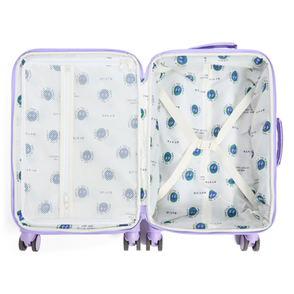 STATE Bags Logan Carry-On Suitcase 3d Hearts Overhead Interior View Click to Zoom