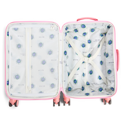 STATE Bags Logan Carry-On Suitcase Sunset Overhead Interior View Click to Zoom