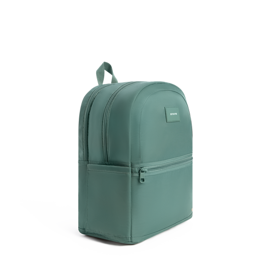 STATE Bags Evans Double Pocket Olive Side View Click to Zoom