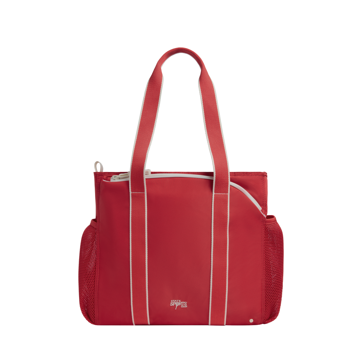 STATE Bags Riley Tennis Bag Red Front View Click to Zoom