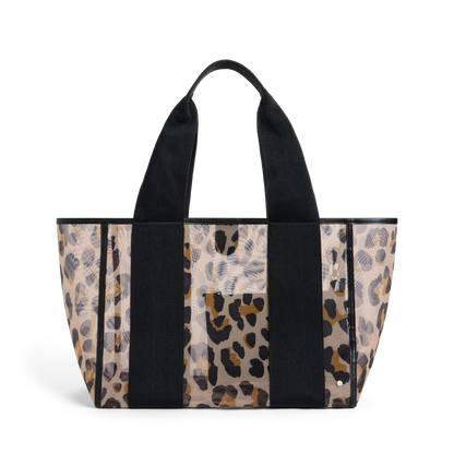 STATE Bags Wellington Cabana Tote Leopard Front View Click to Zoom