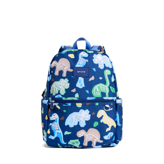 STATE Bags Kane Kids Travel Backpack Dino Fossil Front View Click to Zoom