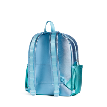 STATE Bags Kane Backpack Blue/Turquoise Colorblock Back View Click to Zoom