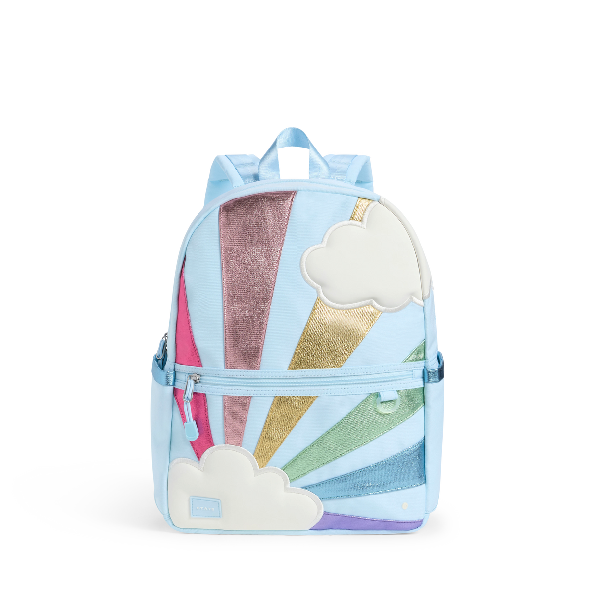STATE Bags Kane Backpack Rainbow Cloud Front View Click to Zoom