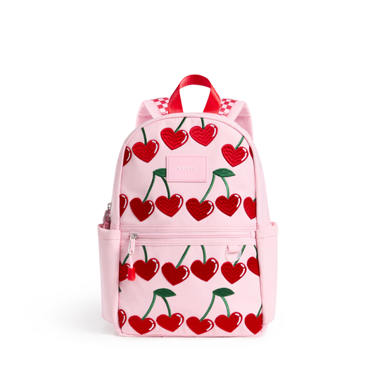 STATE Bags Kane Mini Backpack Cherries Front View Click to Zoom