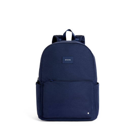STATE Bags Reed Backpack Navy Front View Click to Zoom