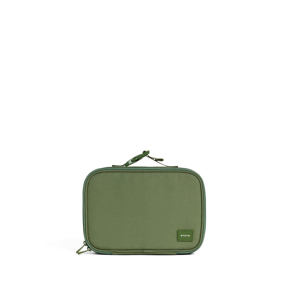 STATE Bags Rodgers Lunch Box Olive Front View Click to Zoom