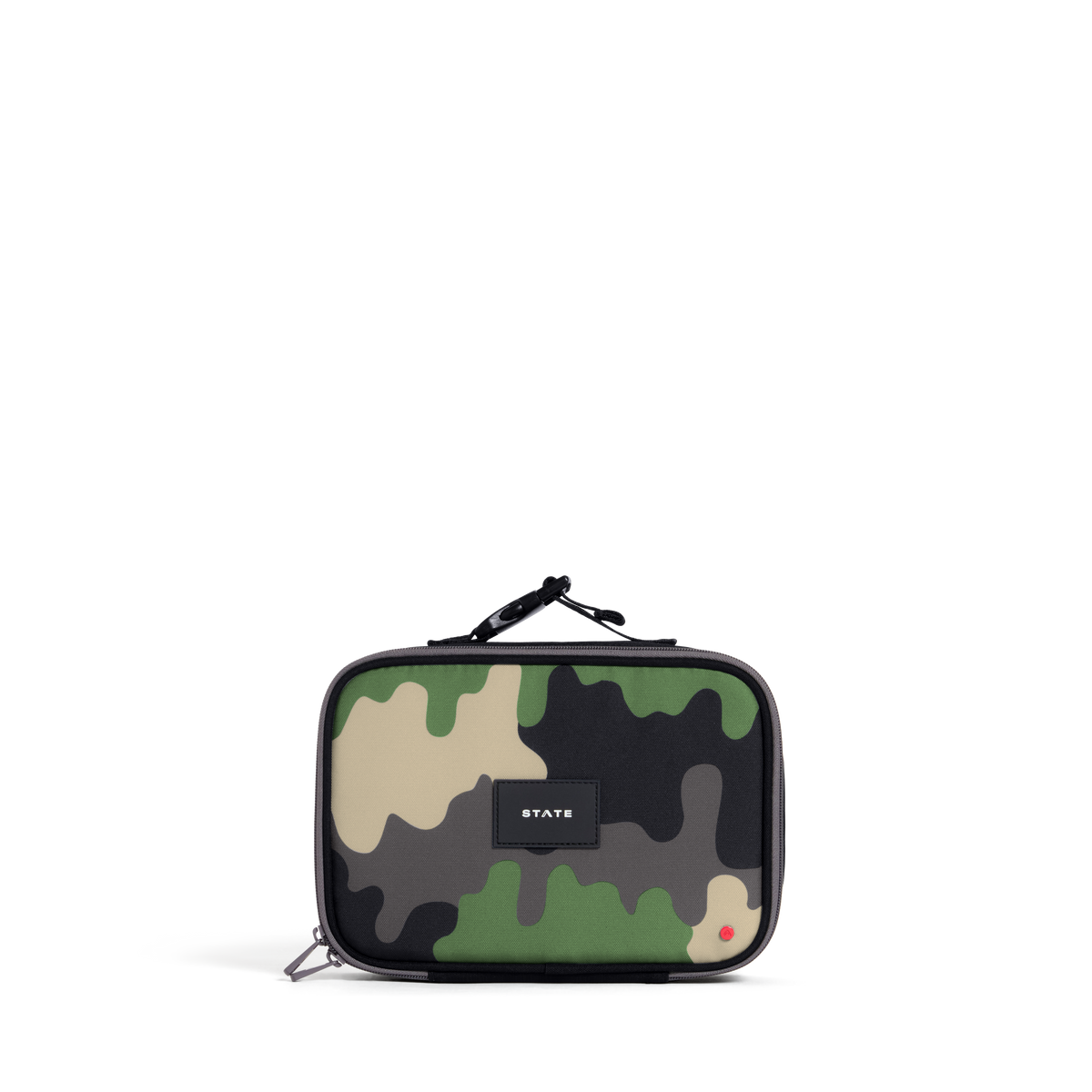 STATE Bags Rodgers Lunch Box Camo Drip Front View Click to Zoom