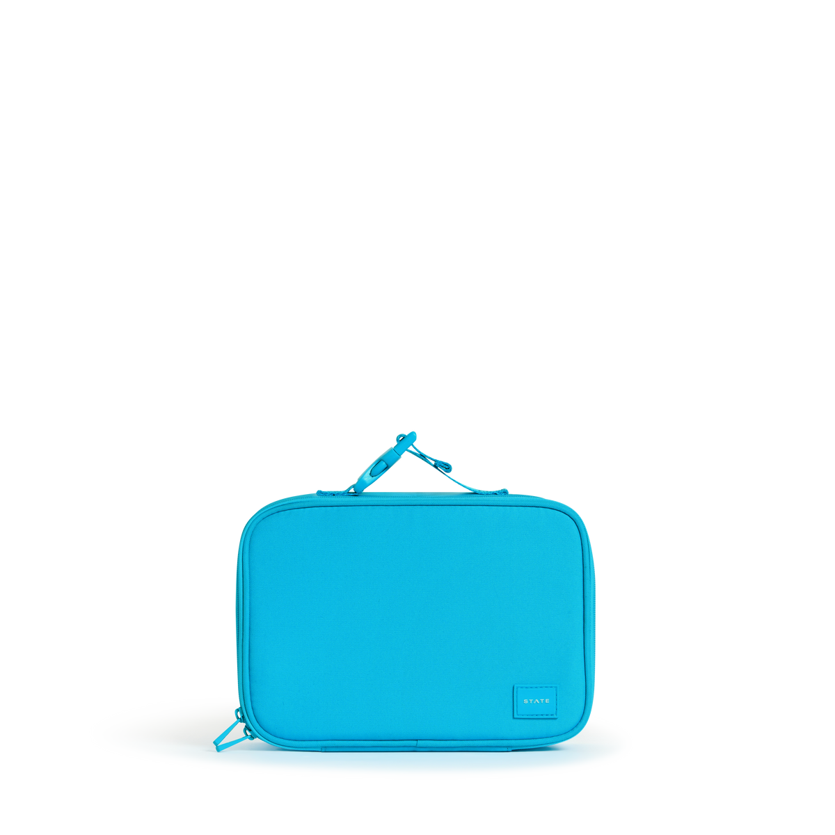 STATE Bags Rodgers Lunch Box Bright Blue Front View Click to Zoom