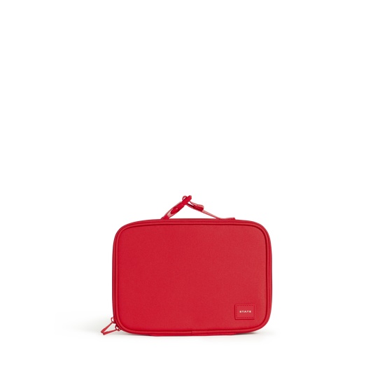STATE Bags Rodgers Lunch Box Red Front View Click to Zoom
