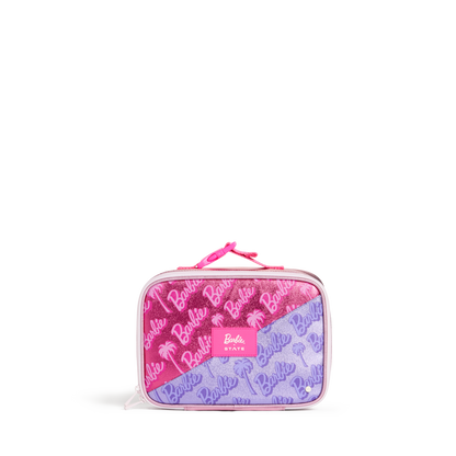 STATE x Barbie™ Rodgers Lunch Box Barbie Sequin Patchwork Front View Click to Zoom