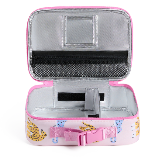 STATE x MagneticMe Rodgers Lunch Box Leopards Interior View Click to Zoom